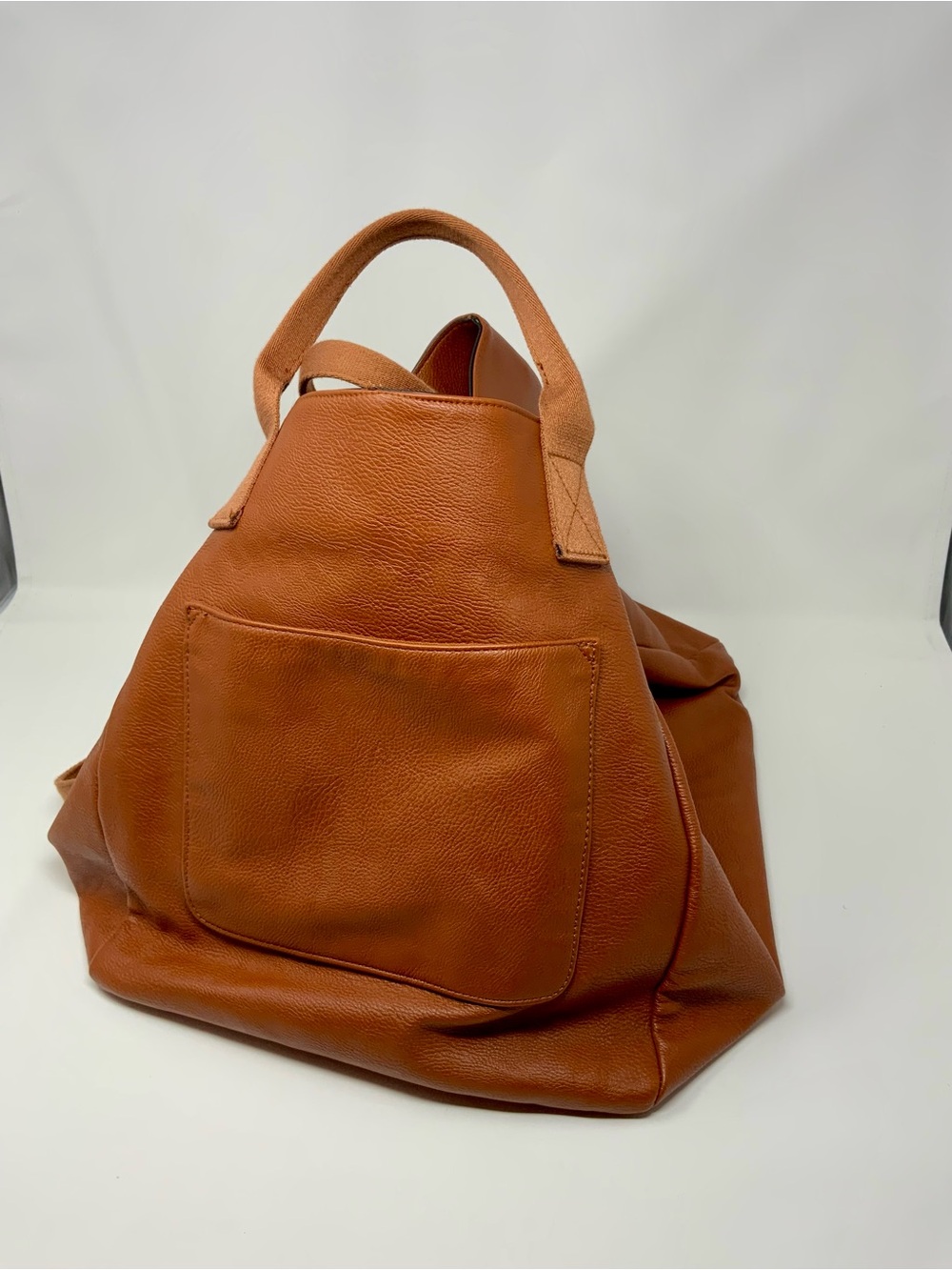 Spacious Everyday Shoulder Tote Faux Leather Bag